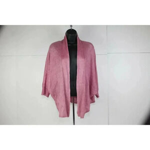 ladies EILEEN FISHER pink shaw size P/M